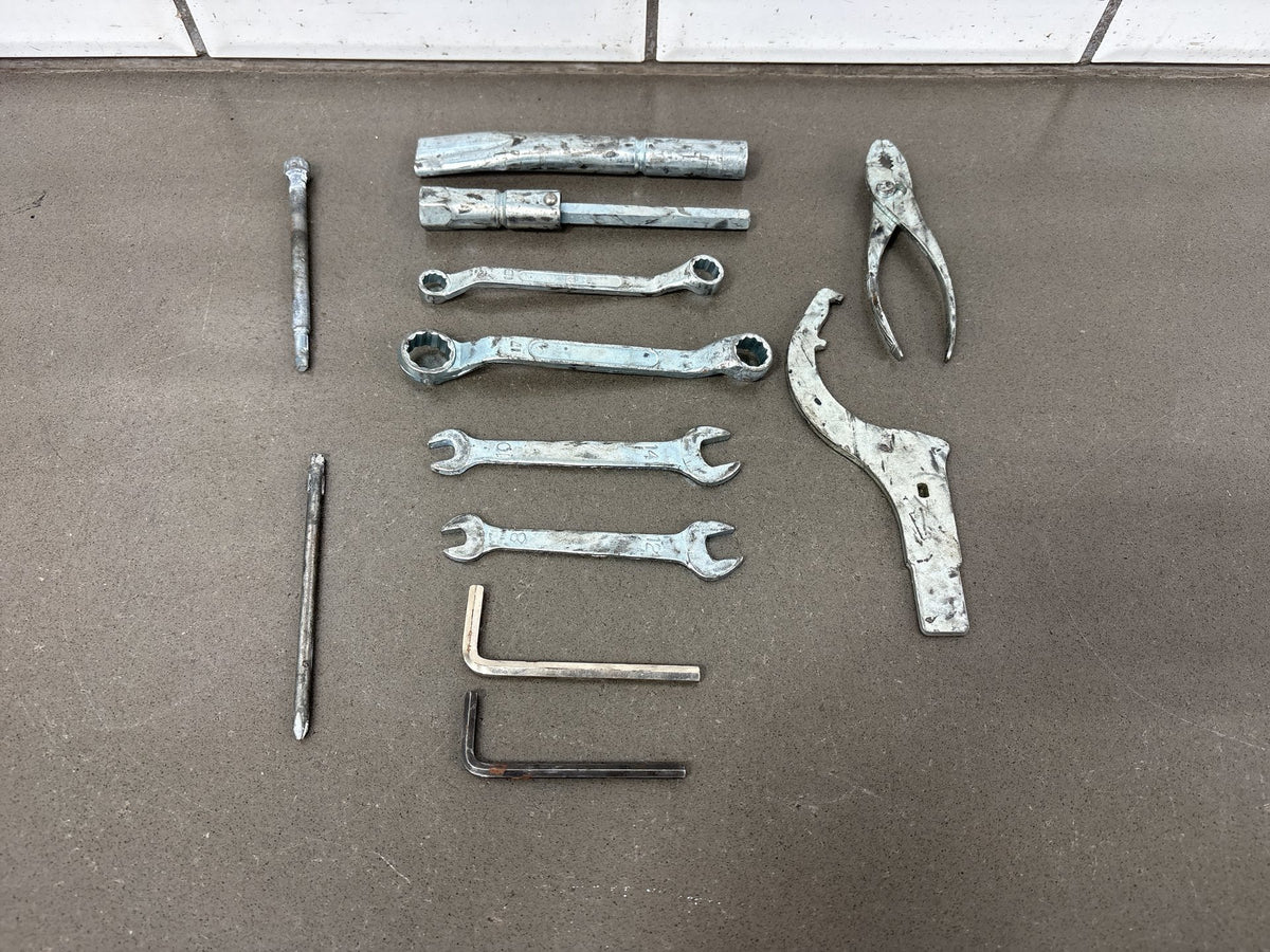 2002 Honda Interceptor 800 VFR800 Tool Kit W/ Pouch Wrenches Pliers Spanner OEM