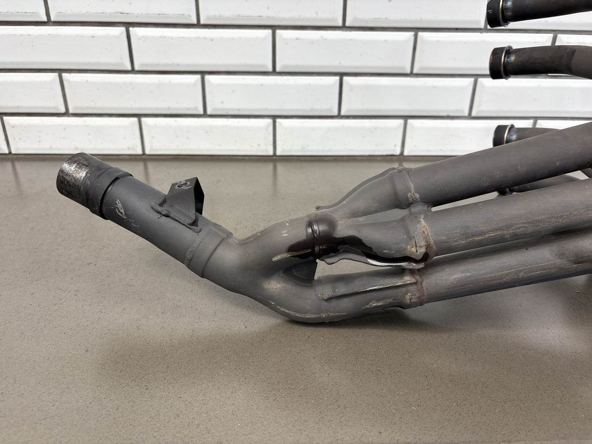 1999-2007 Yamaha YZF600R Exhaust Header Head Pipes 4 Into 1 Collector Black OEM