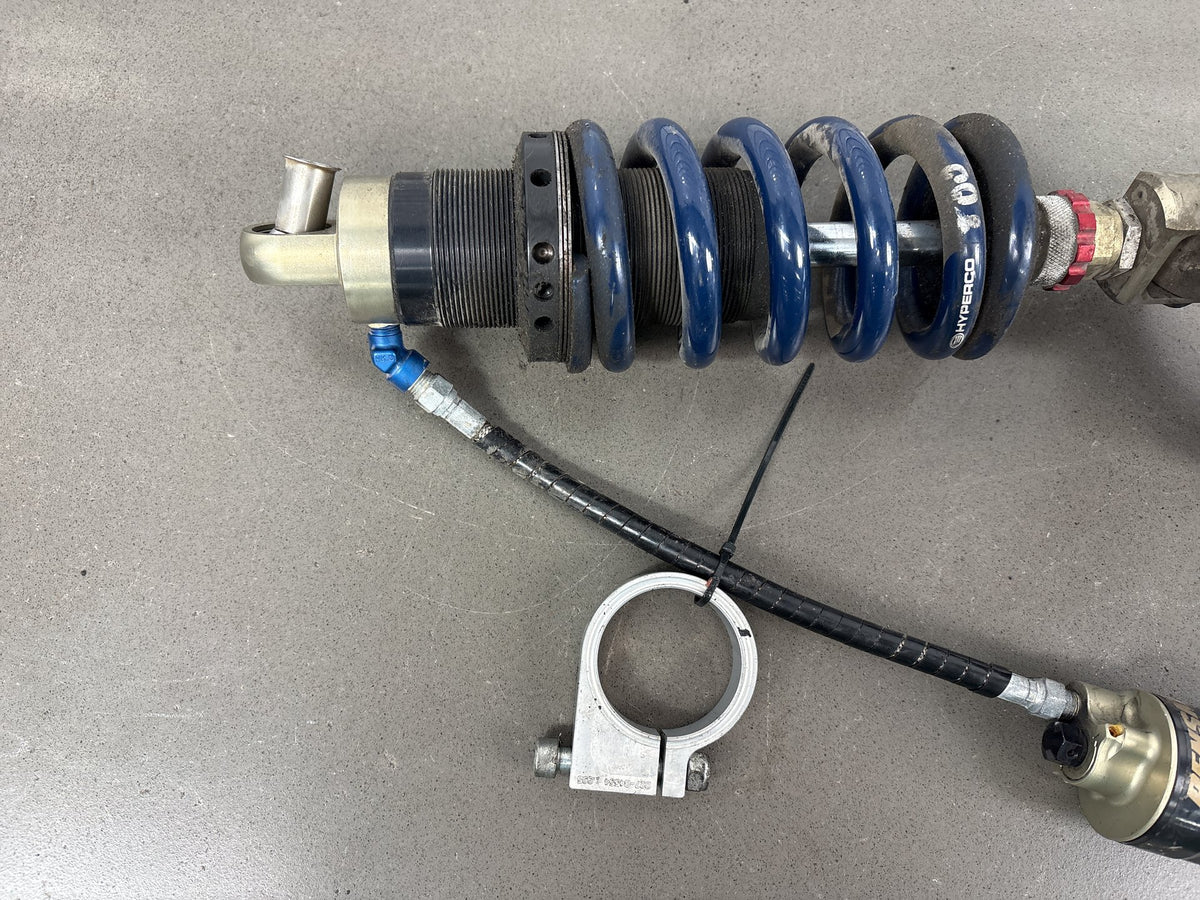 2006 Yamaha FJR1300A Penske Rear Shock Remote Reservoir Hyperco Spring Scuffed