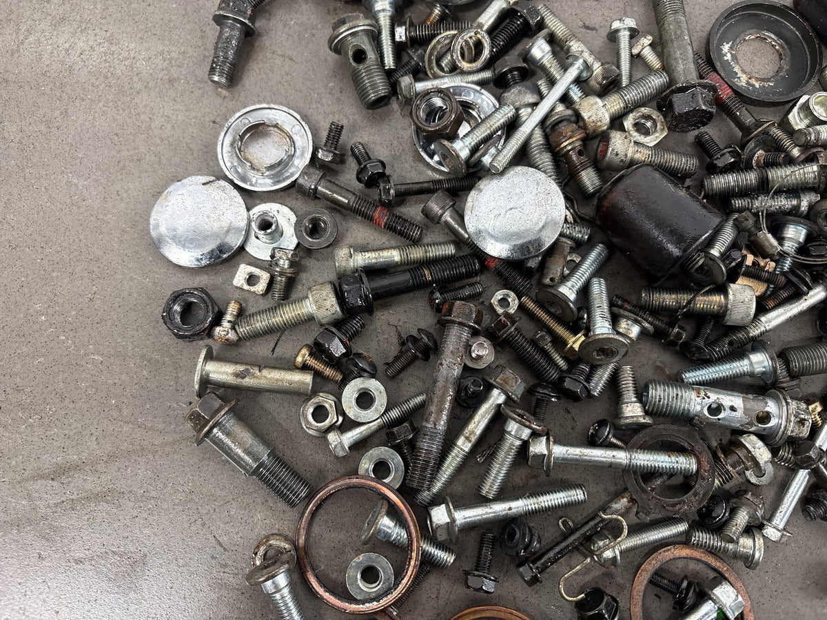1990-1993 Kawasaki Ninja ZX-11 ZX1100C Hardware Lot Nuts Bolts Clips OEM