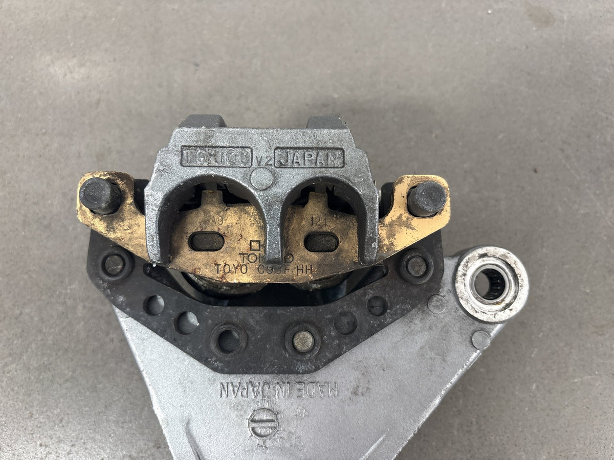 1990-1993 Kawasaki ZX-11 Rear Brake Caliper With Bracket OEM 43041-1433-FE