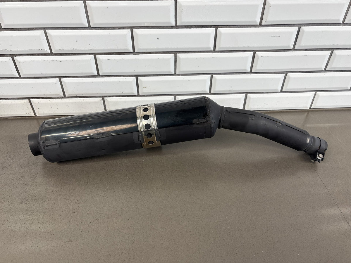 1999-2007 Yamaha YZF600R Muffler Silencer Black w/ Link Pipe Scratched OEM