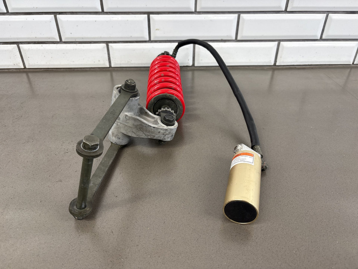 1999-2007 Yamaha YZF600R Rear Shock Absorber w/ Linkage Reservoir Red Spring OEM
