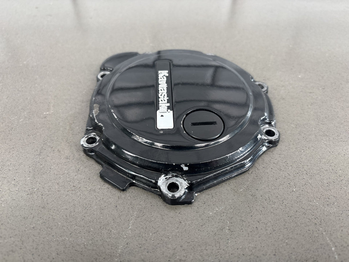 1990-2001 Kawasaki ZX-11 ZX1100C ZX1100D Left Engine Cover Black OEM 14024-1721