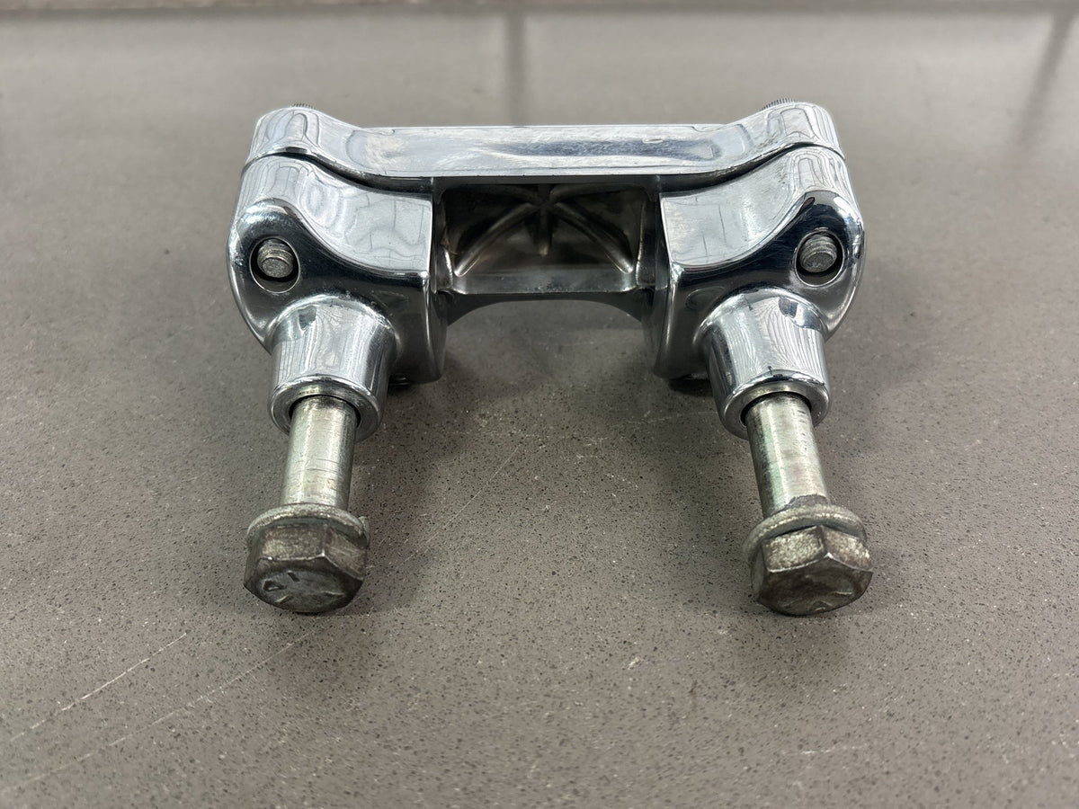01-06 Harley Davidson Heritage Softail OEM Handle Bar Risers Chrome