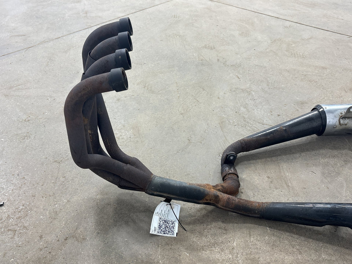 1990-1993 Kawasaki Ninja ZX11 Complete OEM Exhaust System Header Pipes