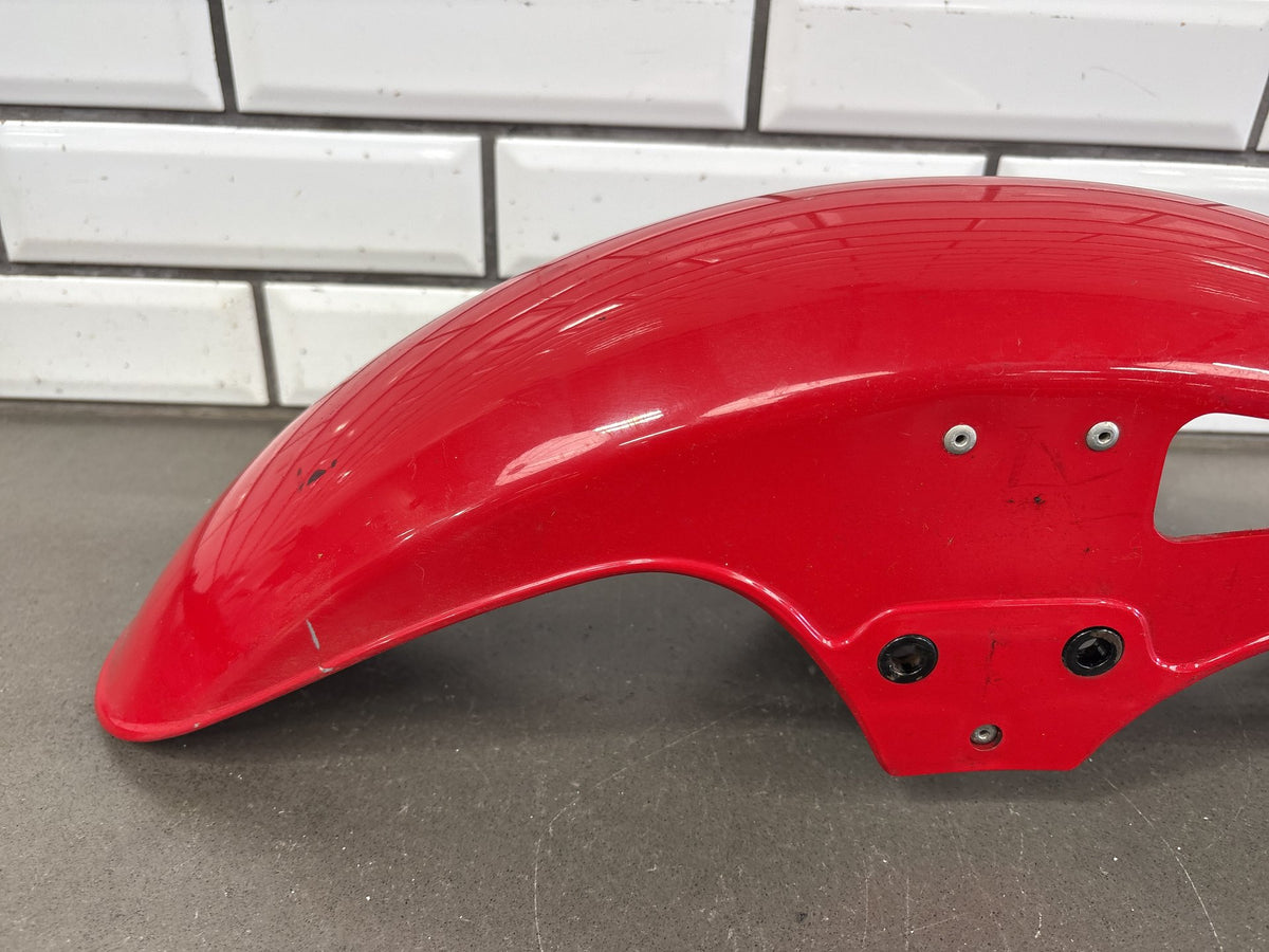 1983 Kawasaki GPZ750 ZX750A Front Fender Mudguard Red OEM