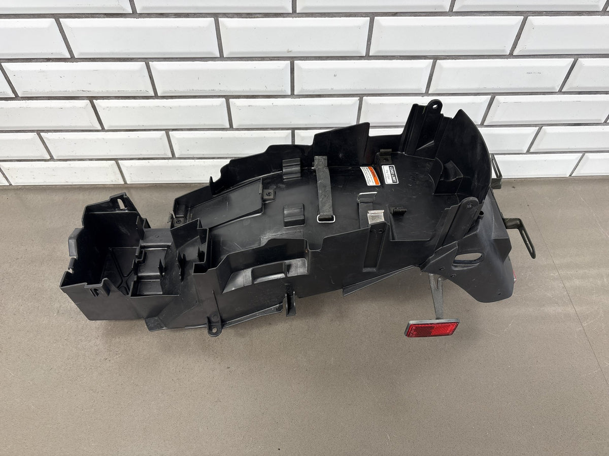 1999-2007 Yamaha YZF600R Rear Inner Fender Battery Tray Plate Bracket Black OEM