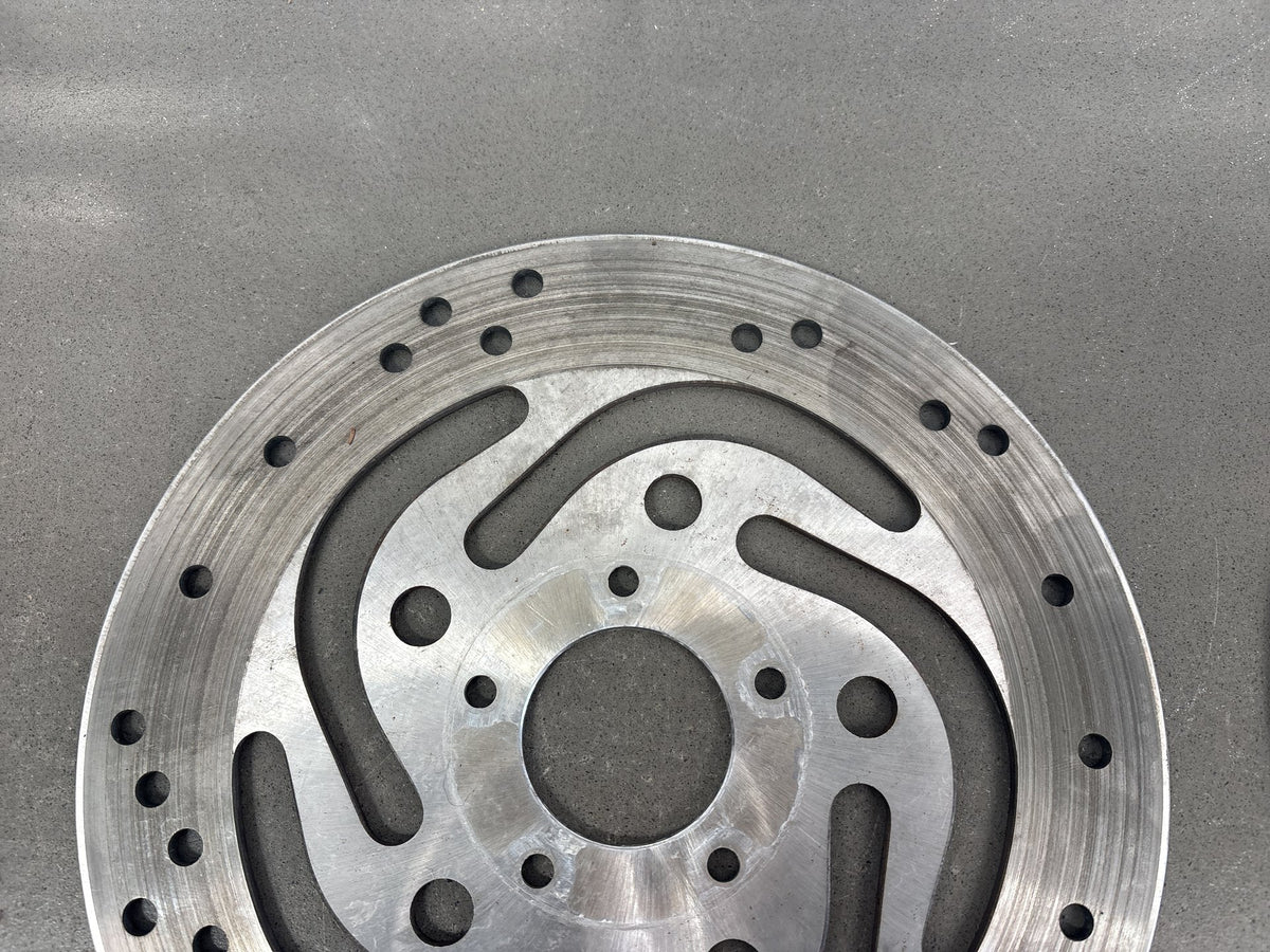 00-06 Harley Road King FLHR FLHRI FLHRCI Front Brake Rotor Pair Silver 44156-00