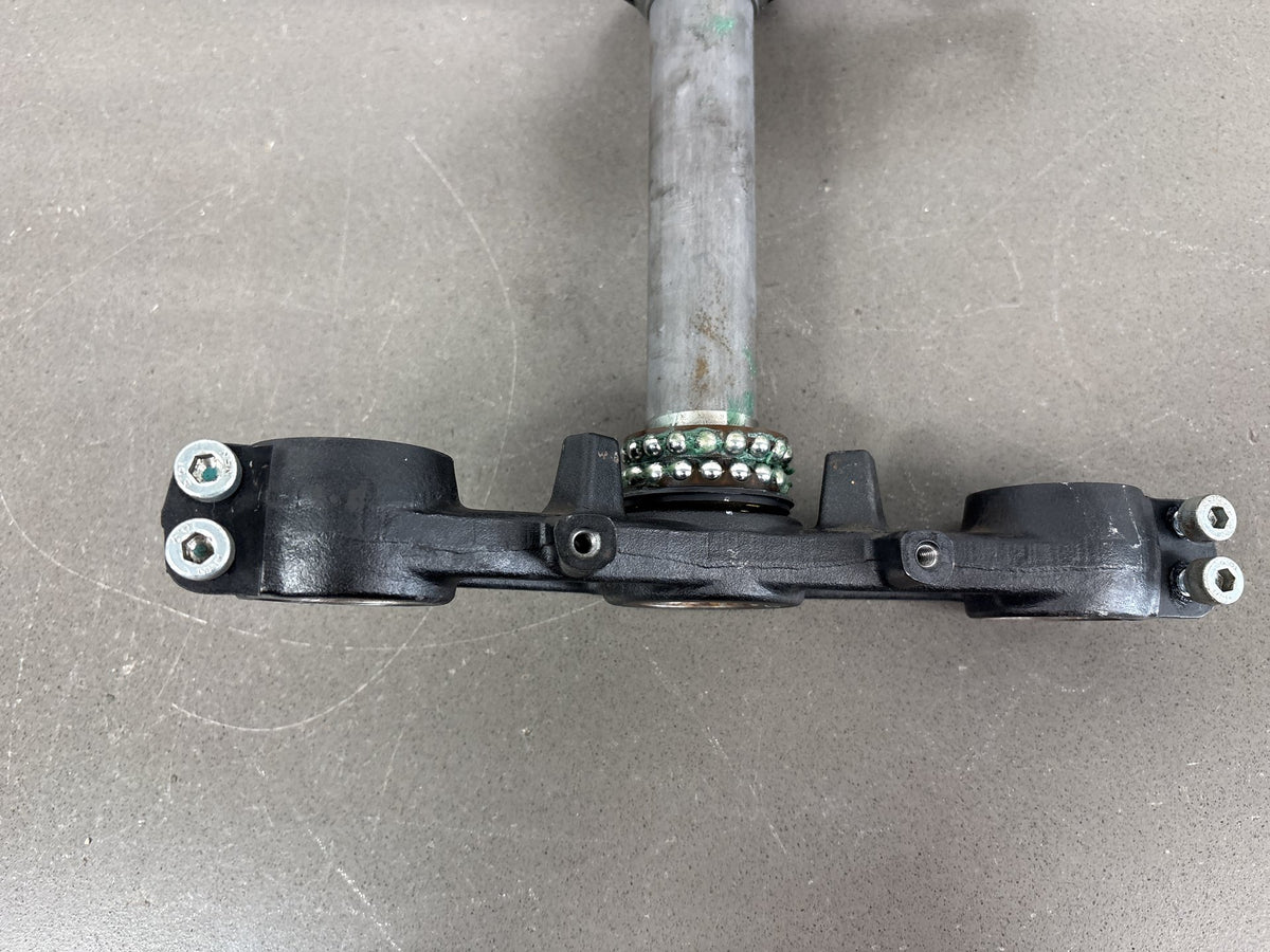 17-25 Kawasaki Ninja 650 EX650 Upper Lower Triple Tree Steering Stem (Black)