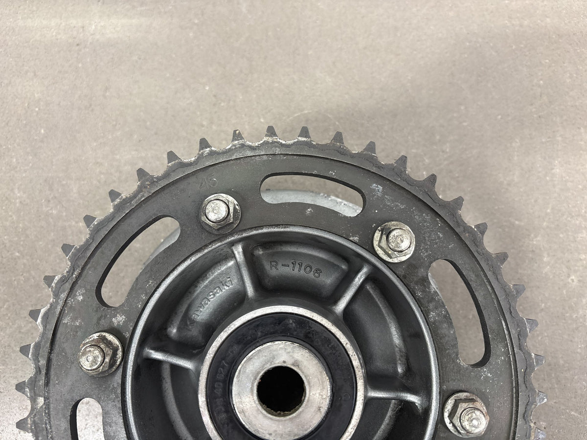 1990-1993 Kawasaki Ninja ZX11 ZX1100X Rear Hub Damper Cush Drive Assembly OEM