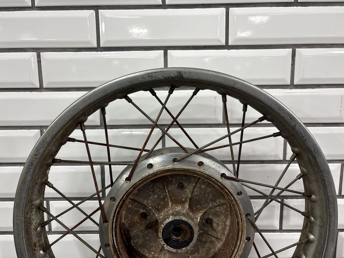 1973-1975 Yamaha RD350 Rear Wheel/Rim Assembly OEM Straight 18"