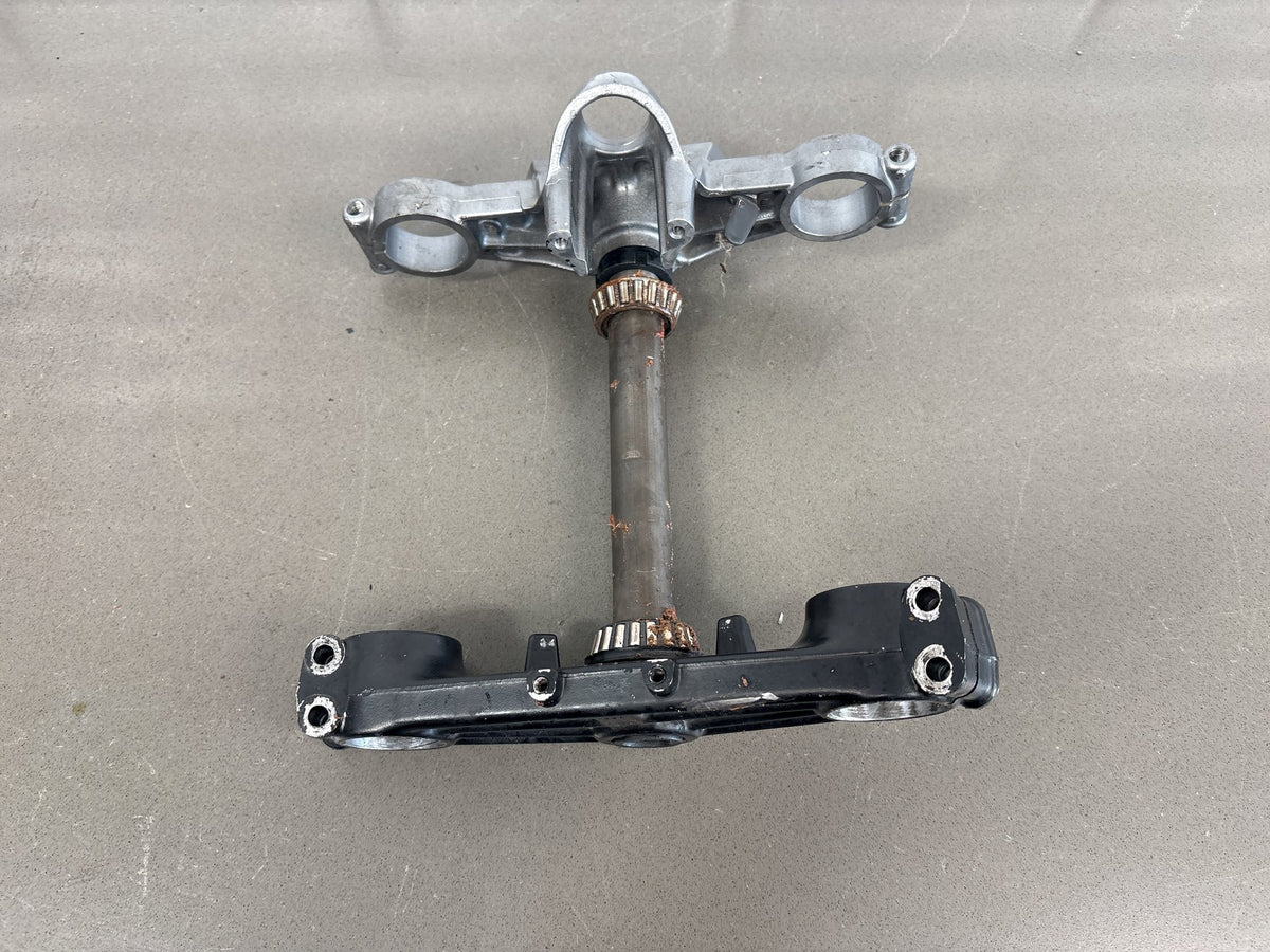 1990-1993 Kawasaki ZX-11 ZX1100C Triple Tree Clamp Set With Stem OEM 44039-1200