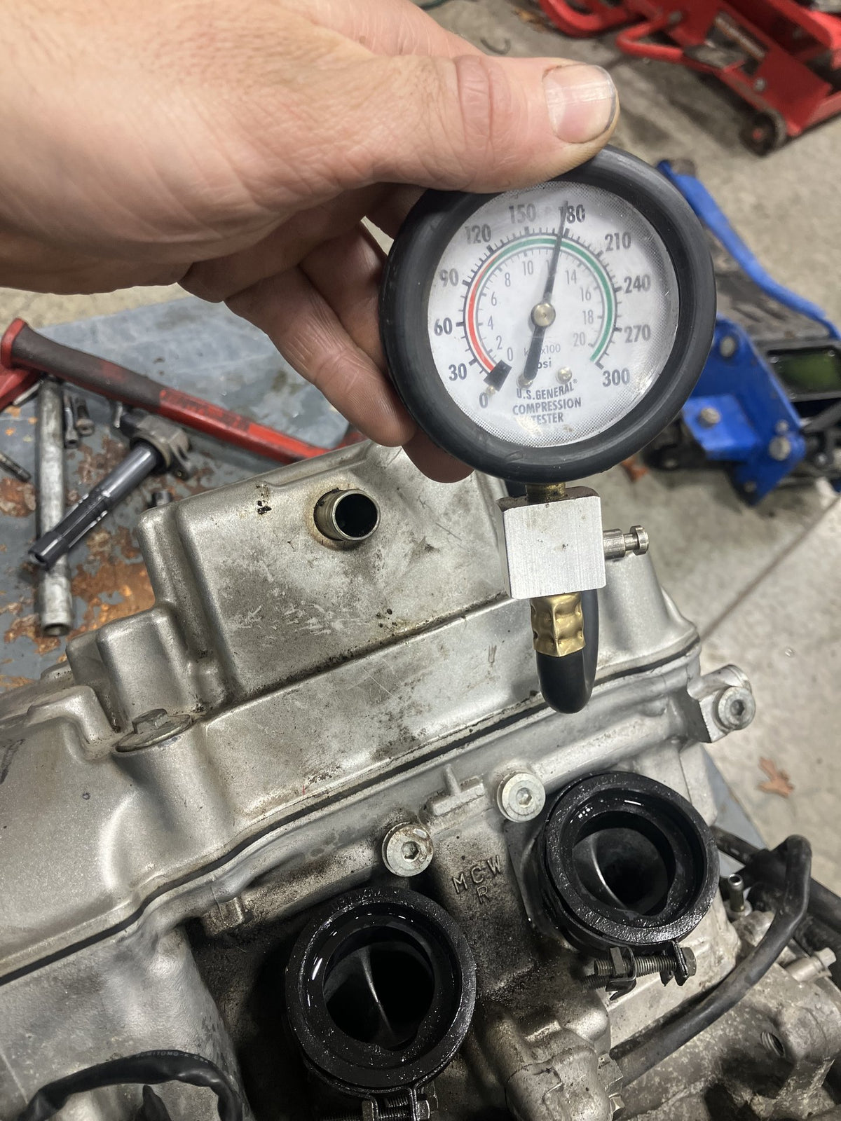 2002 Honda Interceptor 800 VFR800 VTEC Engine Compression Tested Road Rash OEM