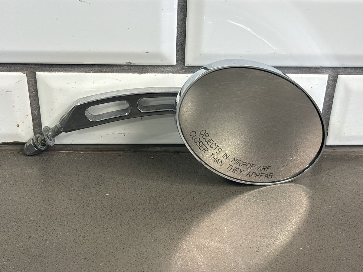 1982-2026 Harley Right Slotted Stem Profile Custom Mirror Chrome OEM 91697-06A