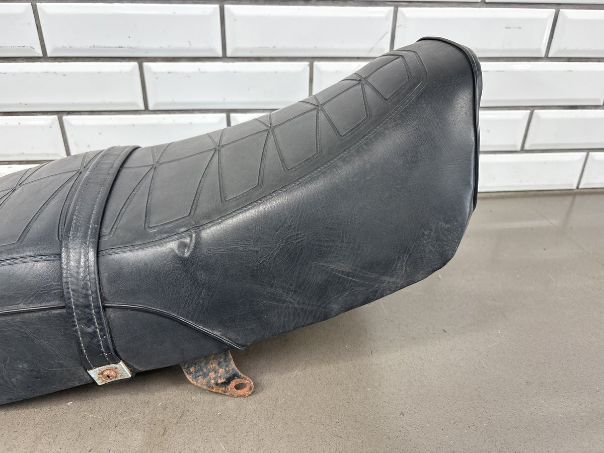 1979-1982 Honda CB750 Super Sport OEM Seat Assembly Foam Pan Cover Black Vintage