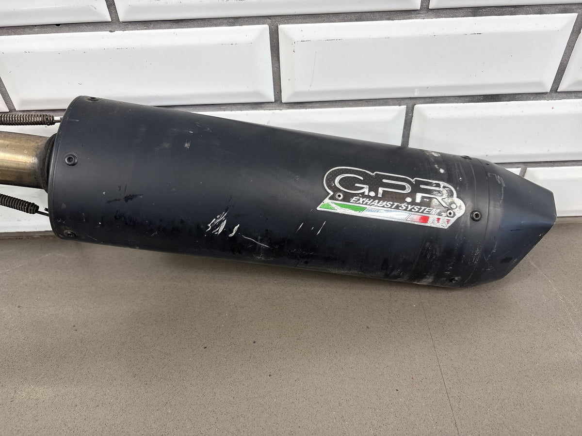 2000 Honda Super Hawk 1000 VTR1000F Exhaust GPR Slip On Mufflers Headers Rusty