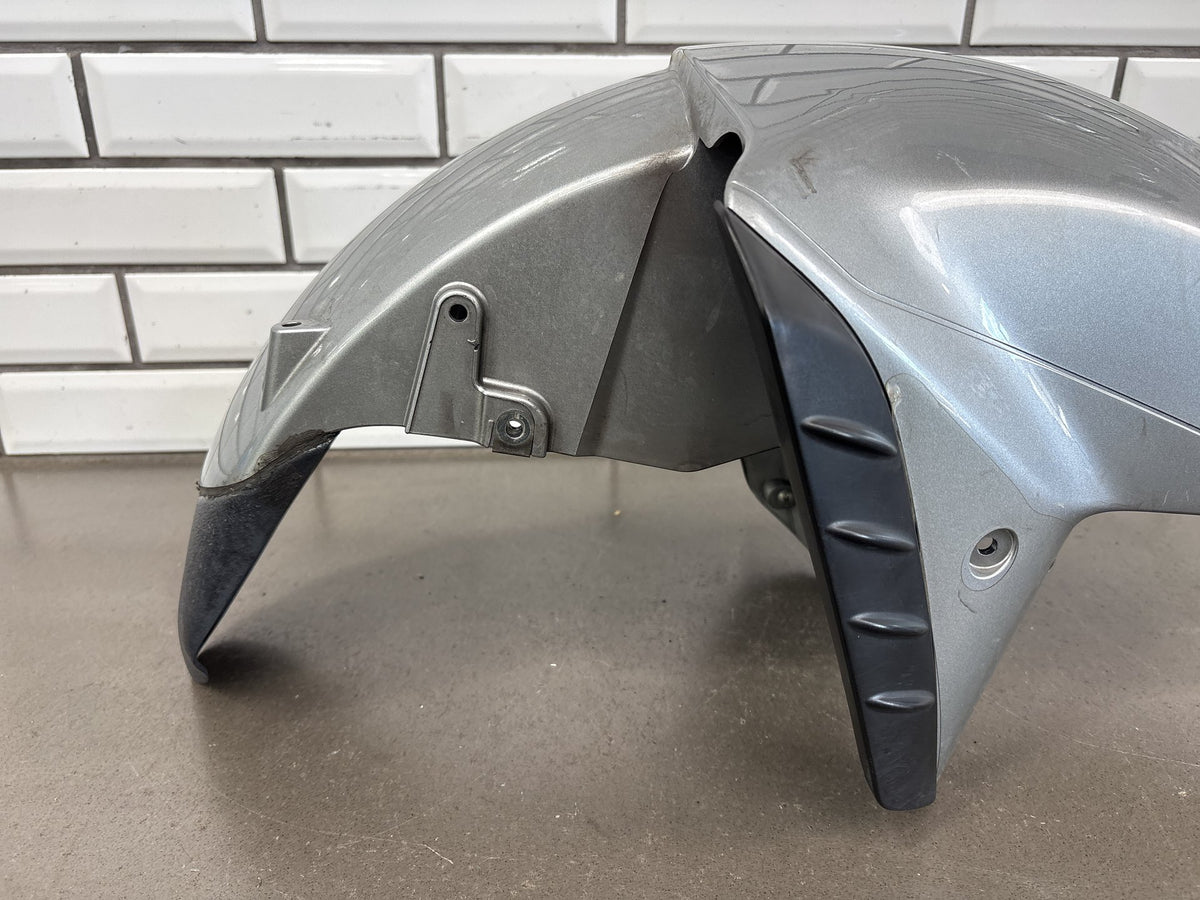 2010-2014 Kawasaki Concours 14 ZG1400 Front Fender Silver 35004-0155-17M