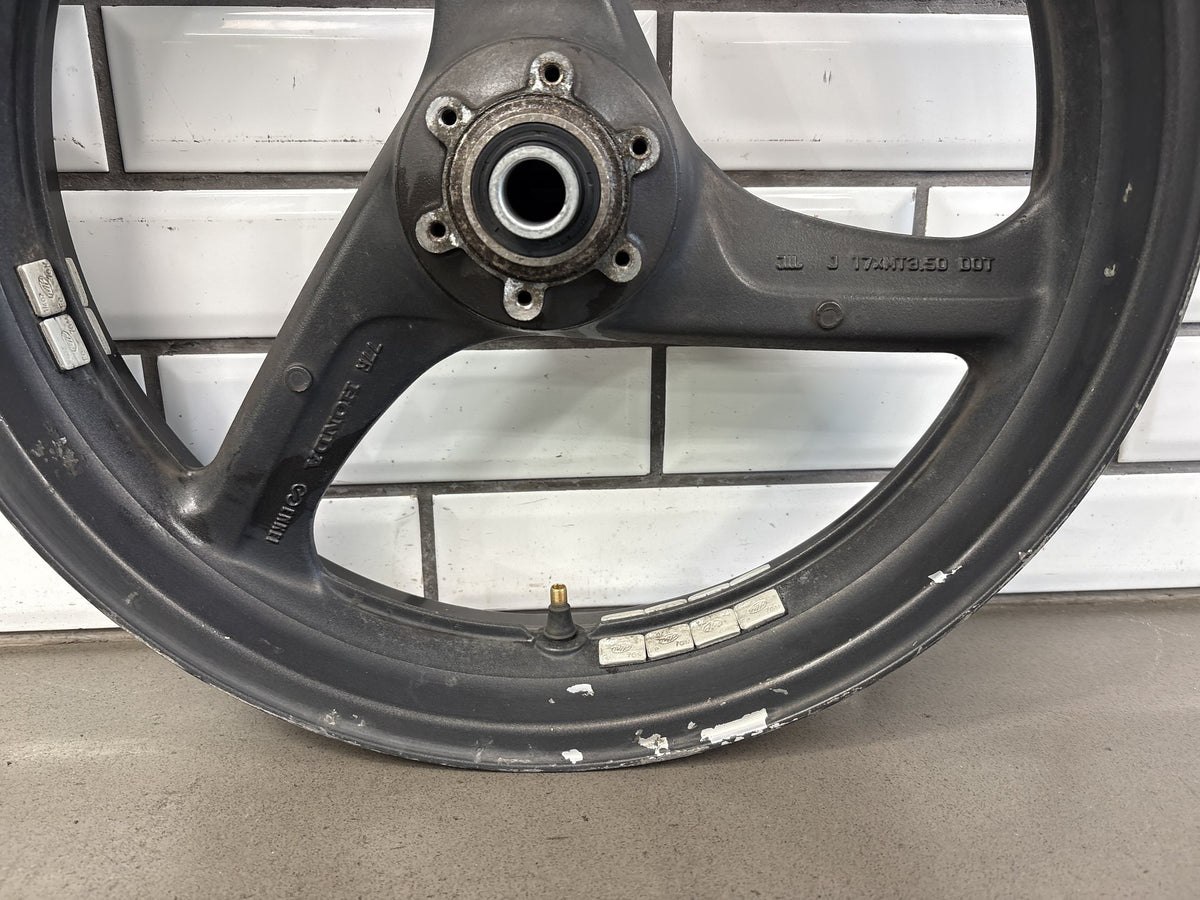 1998-2000 Honda Super Hawk VTR1000F Front Wheel Rim 17x3.50 OEM 44650-MBB-000