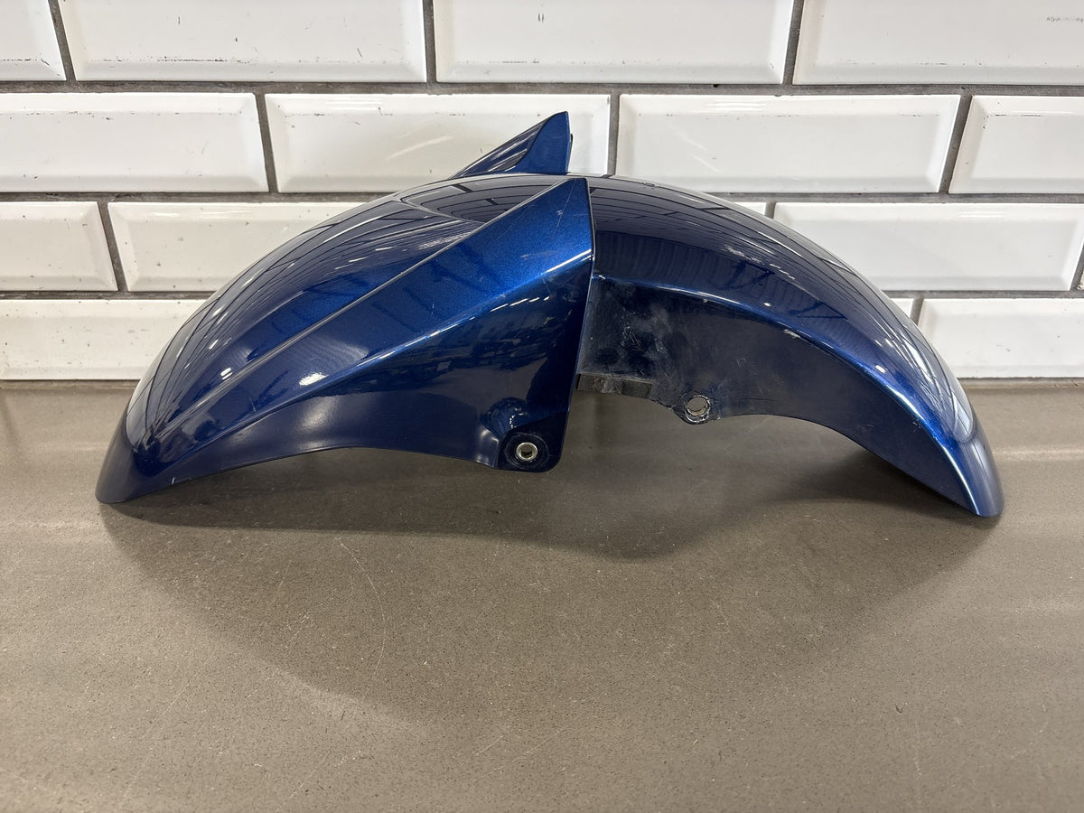 2006-2007 Yamaha FJR1300 Front Fender Mudguard Cobalt Blue OEM 3P6-21511-00-P2