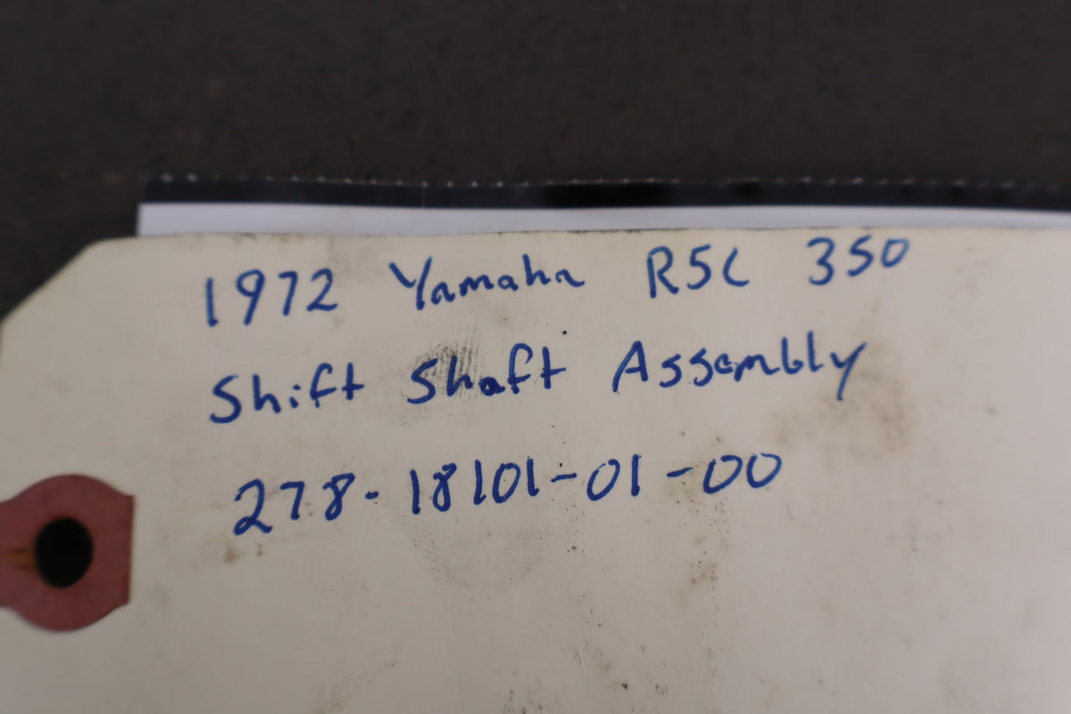 1972-1973 Yamaha R5C 350 Shift Shaft OEM 278-18101-01-00