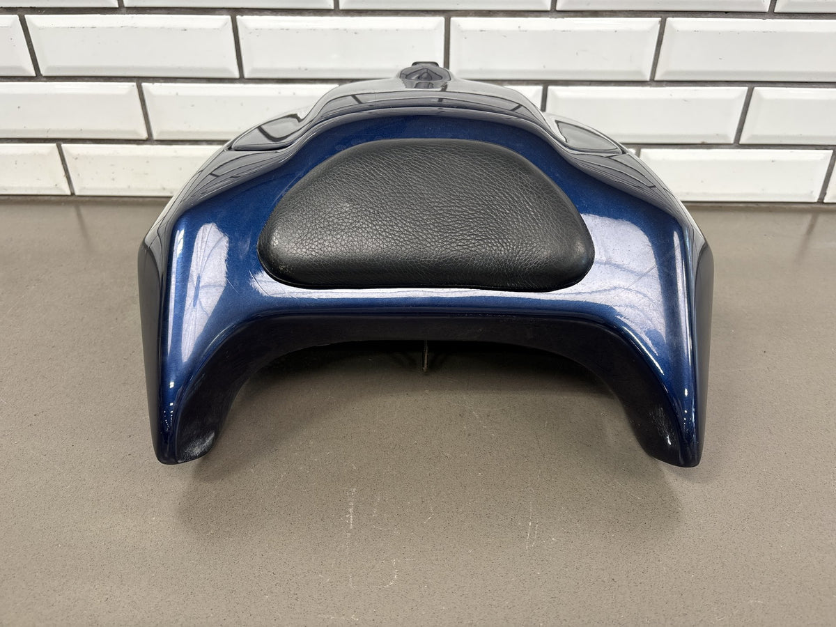 2006-2024 Yamaha FJR1300 Corbin Smuggler Trunk Blue Backrest No Key