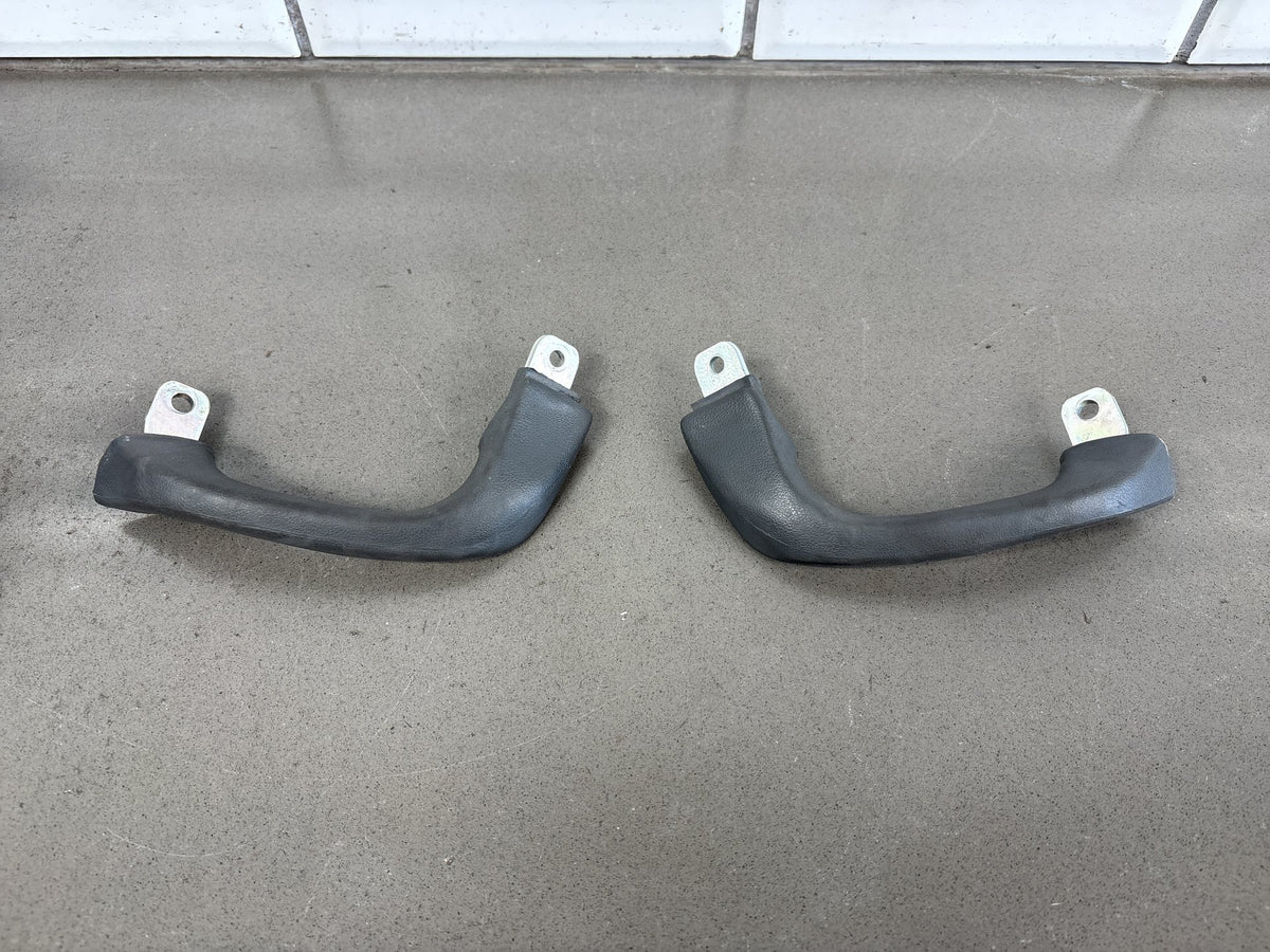 1999-2007 Yamaha YZF600R Pair Left Right Rear Passenger Grab Bars Gray OEM