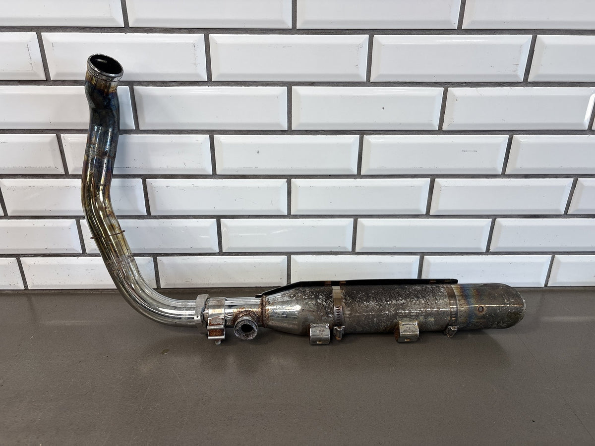 04-06 Harley Sportster XL883 1200 Screamin Eagle II Exhaust Pipes Mufflers