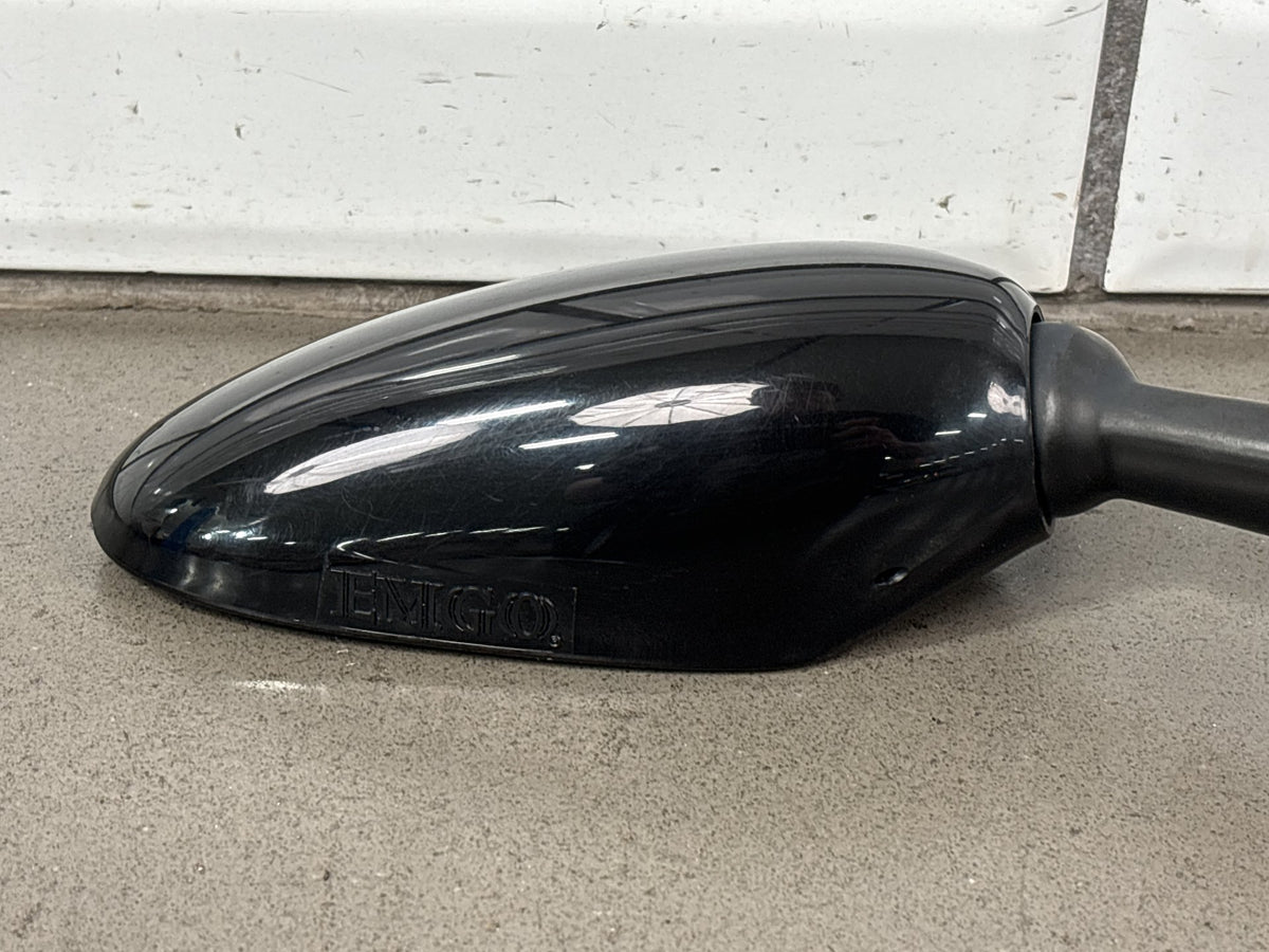 2000 Honda Super Hawk 1000 VTR1000F Right Mirror Emgo Black Fairing Mount