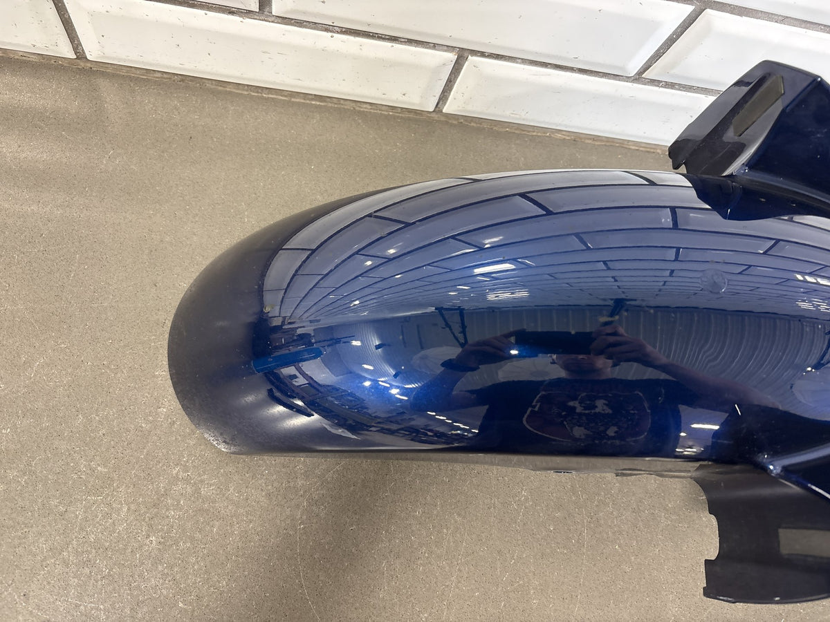 2006-2007 Yamaha FJR1300 Front Fender Mudguard Cobalt Blue OEM 3P6-21511-00-P2