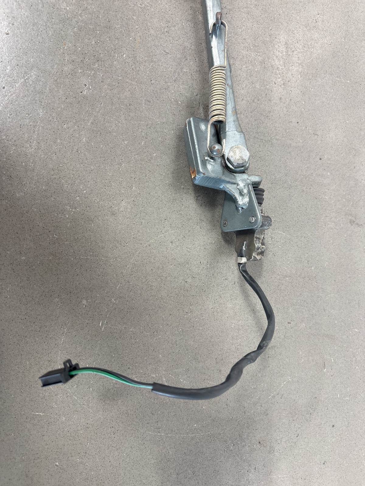 1990-1993 Kawasaki ZX-11 ZX1100C Kickstand Bracket Switch Gray OEM 34024-1249