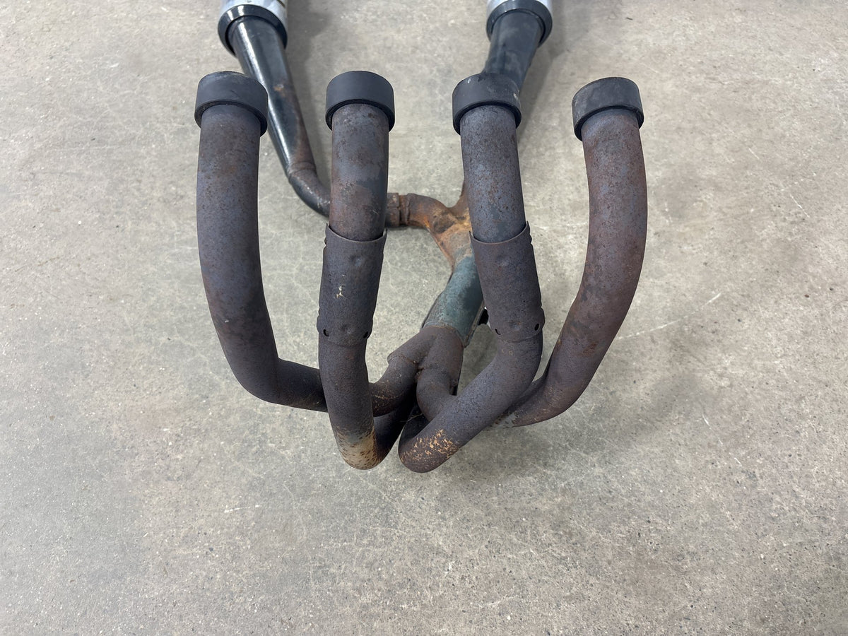 1990-1993 Kawasaki Ninja ZX11 Complete OEM Exhaust System Header Pipes