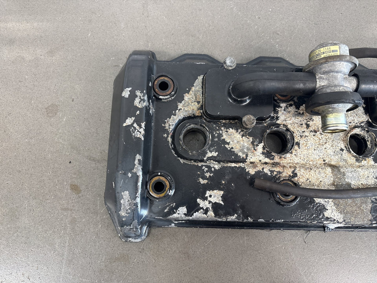 1990-2001 Kawasaki ZX-11 Valve Cover Air Switch Peeling Paint OEM 14024-1628