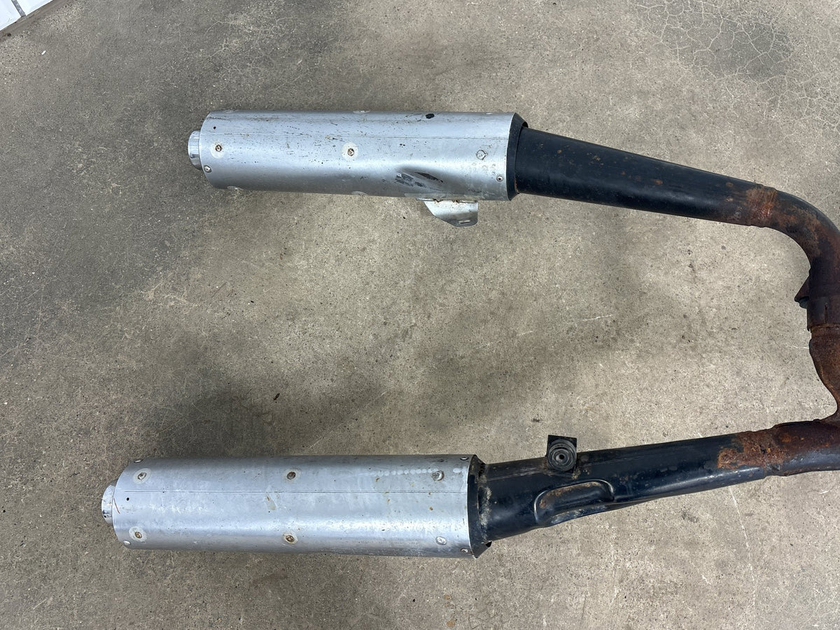 1990-1993 Kawasaki Ninja ZX11 Complete OEM Exhaust System Header Pipes