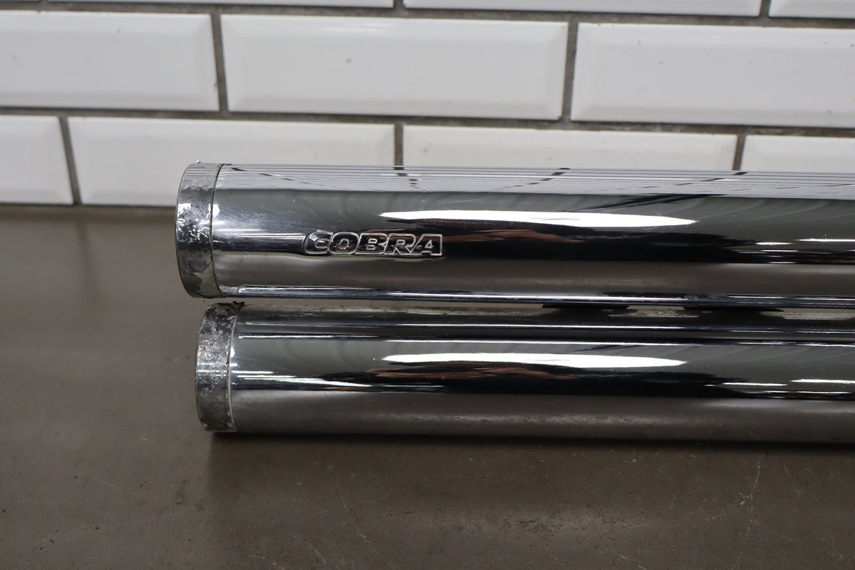 COBRA Streetrod Straight Cut Exhaust System for Suzuki VL 800 Intruder 01-09