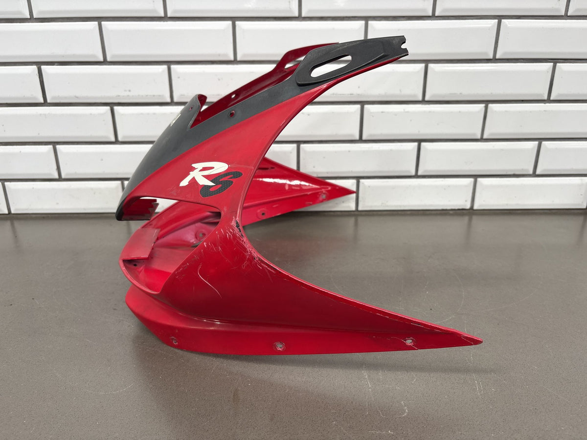 1999-2002 Yamaha YZF-R6 Upper Front Fairing Nose Cowl Red OEM