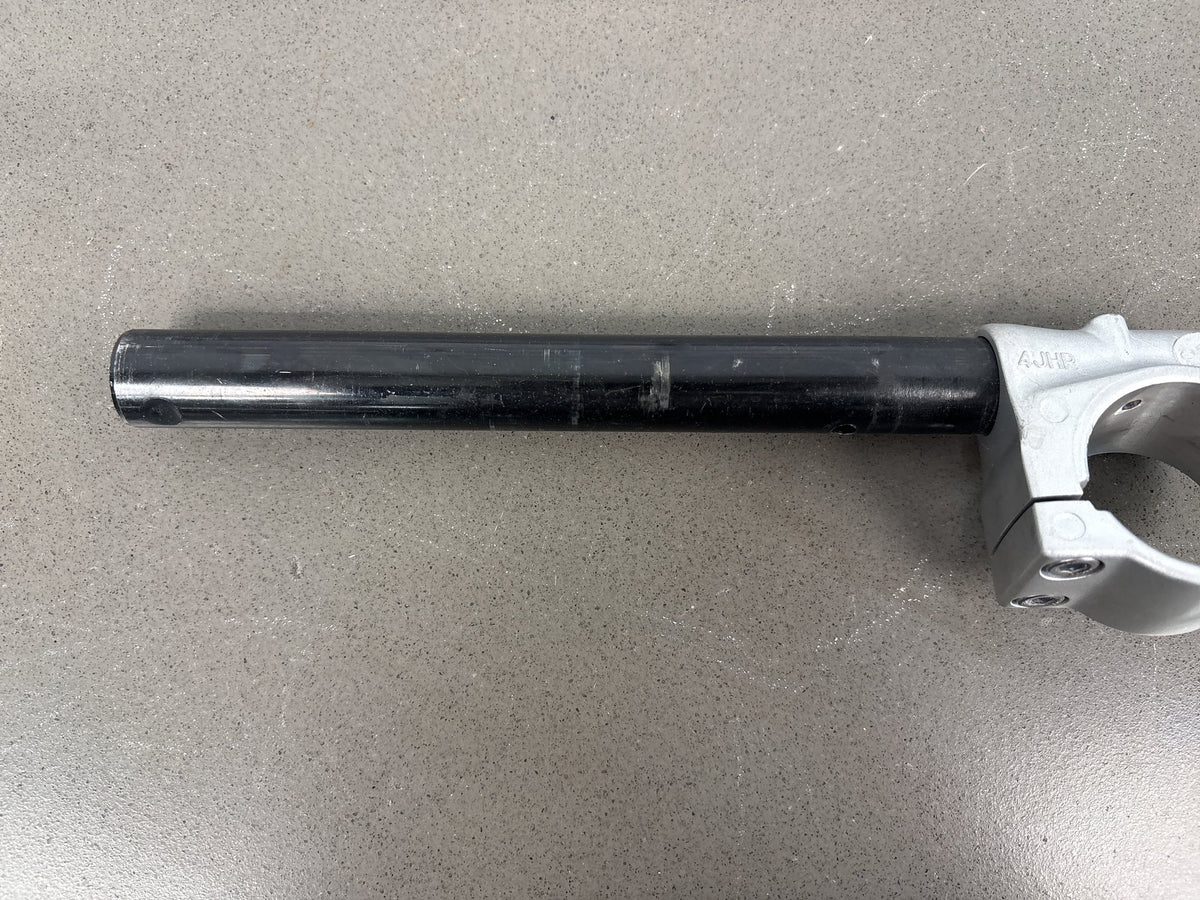 1999-2007 Yamaha YZF600R Right Clip On Handlebar Silver Clamp Black Bar OEM