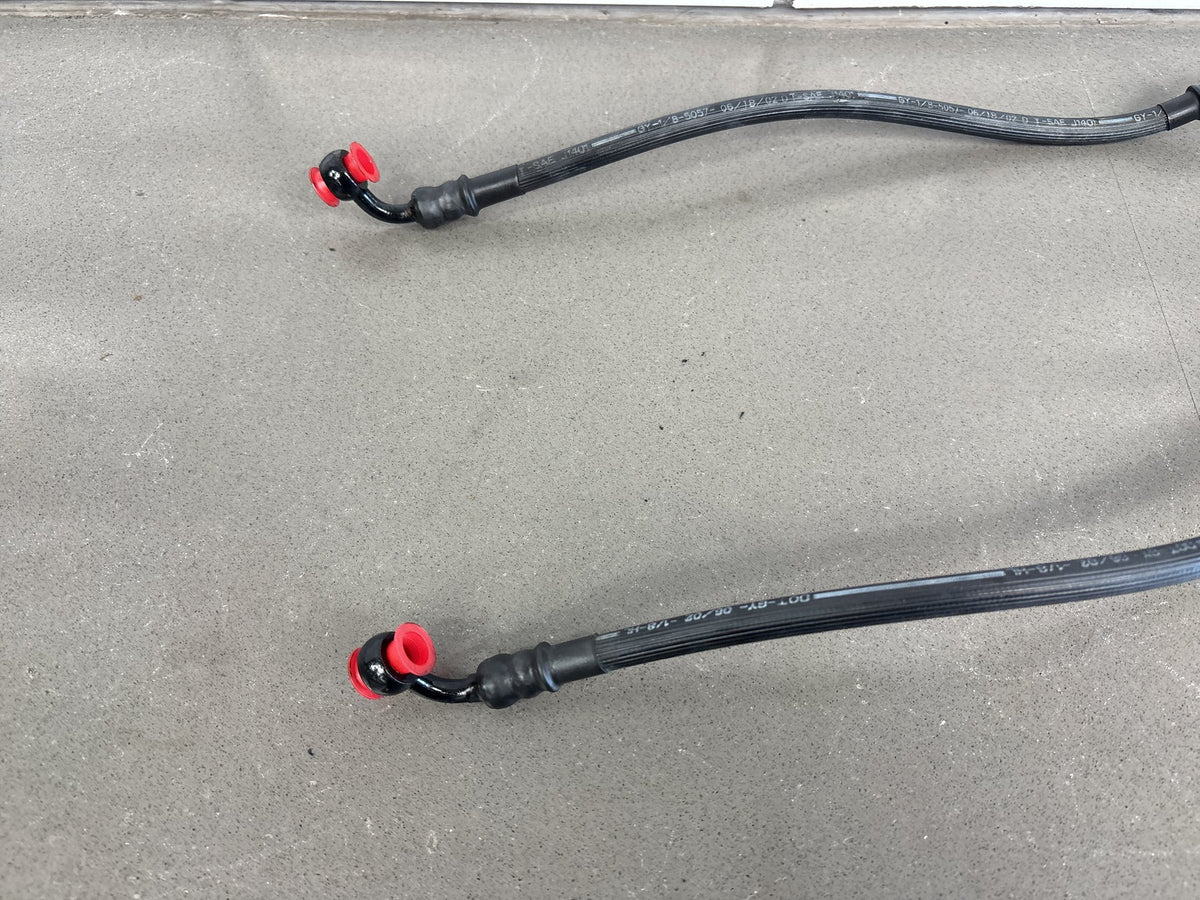 99-05 Harley Road King FLHR FLHRI FLHRCI Front Brake Line Black OEM 43350-96C