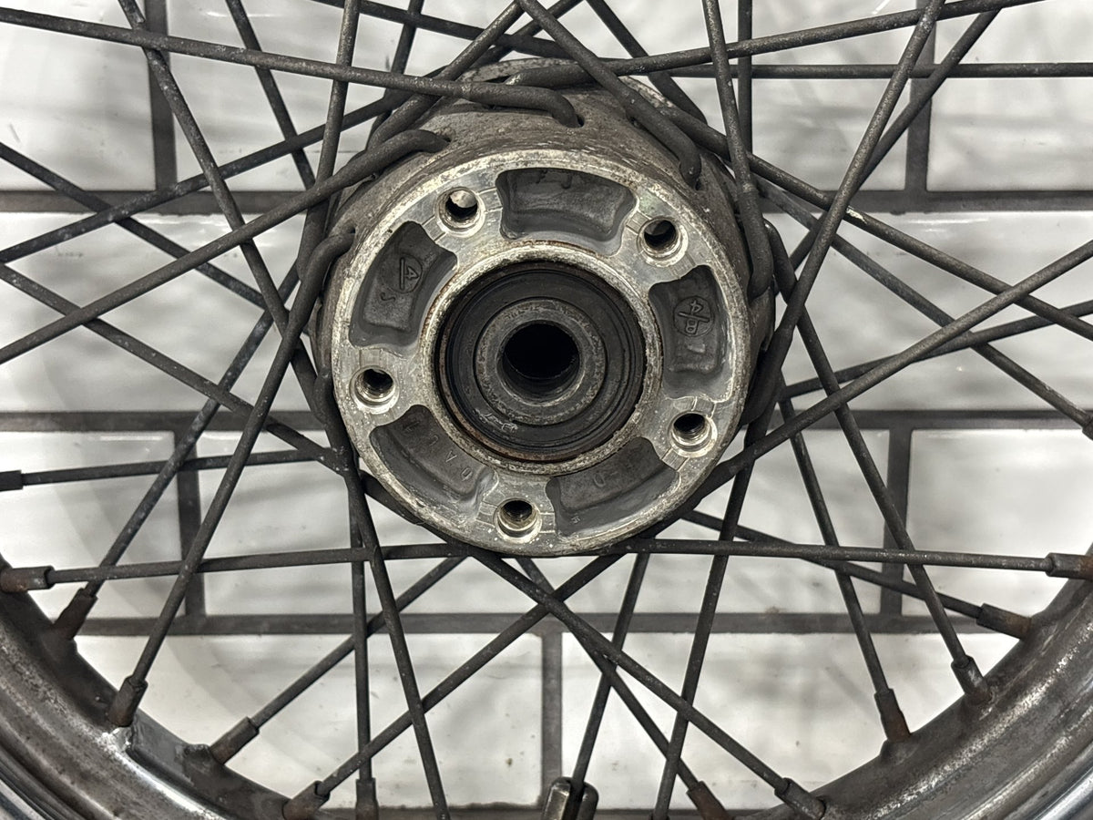03-07 Harley Softail FL 03-05 FX Rear Wheel 16x3 40 Spoke Chrome 3/4" Axle OEM