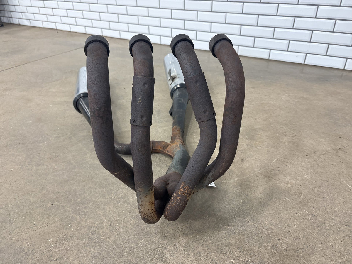 1990-1993 Kawasaki Ninja ZX11 Complete OEM Exhaust System Header Pipes
