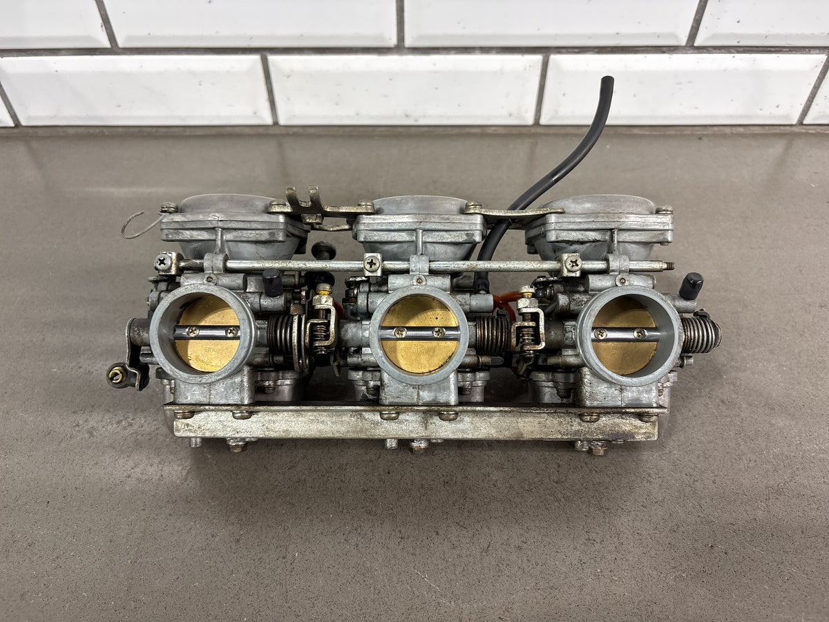 Suzuki GT750 OEM Carburetor Set Vintage Water Buffalo Mikuni