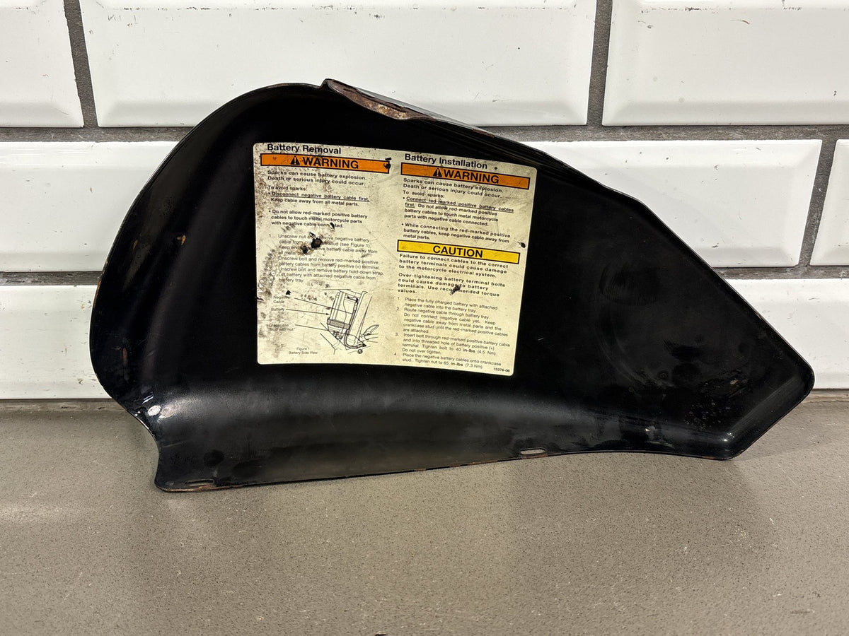 2004-2013 Harley Sportster XL883 XL1200 Left Side Cover Black OEM 66251-04