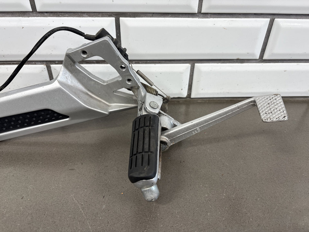 2006-2011 Yamaha FJR1300A Rearsets Brackets Pair Shift Lever Brake Pedal Silver