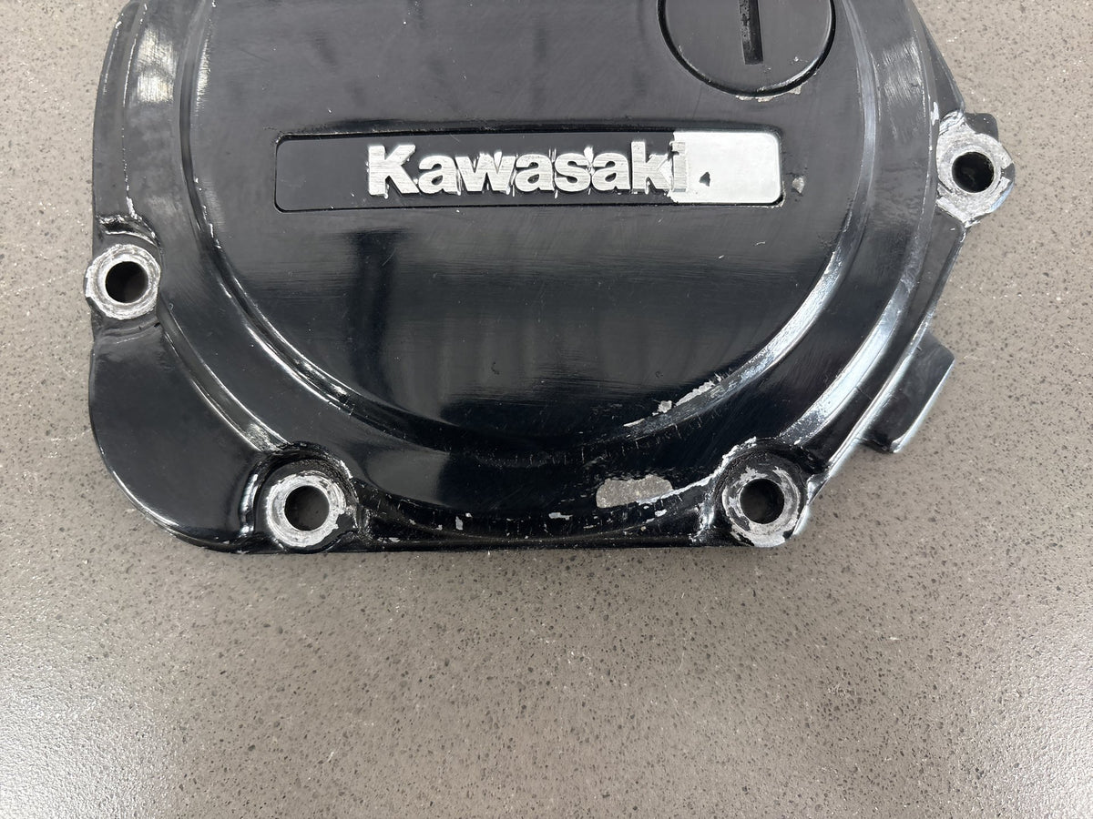 1990-2001 Kawasaki ZX-11 ZX1100C ZX1100D Left Engine Cover Black OEM 14024-1721