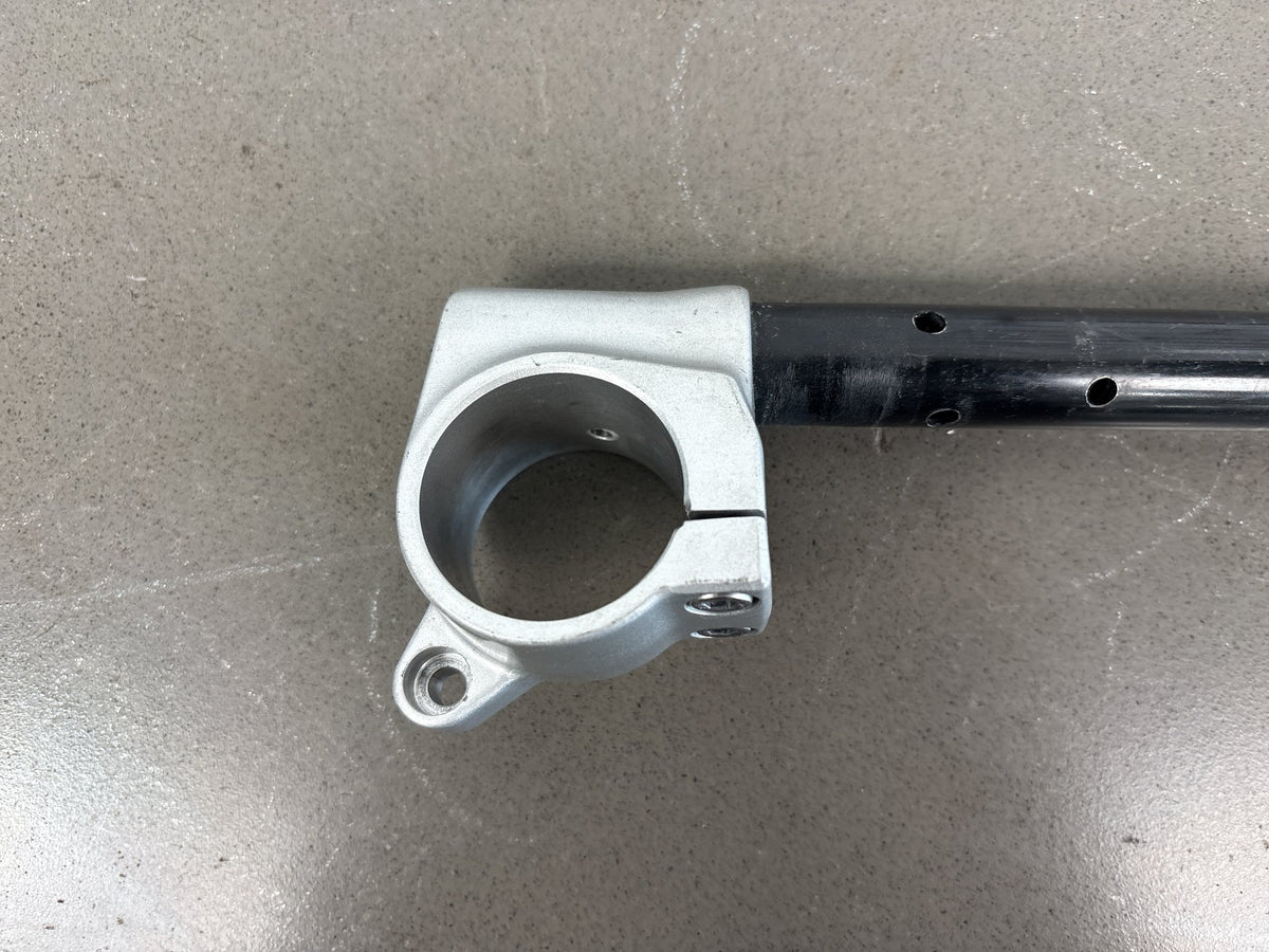 1999-2007 Yamaha YZF600R Right Clip On Handlebar Silver Clamp Black Bar OEM