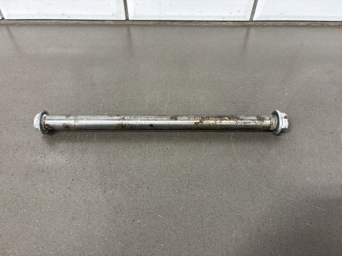 1990-1993 Kawasaki ZX-11 ZX1100C Swingarm Pivot Shaft With Nut OEM 33032-1157