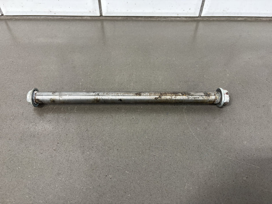 1990-1993 Kawasaki ZX-11 ZX1100C Swingarm Pivot Shaft With Nut OEM 33032-1157
