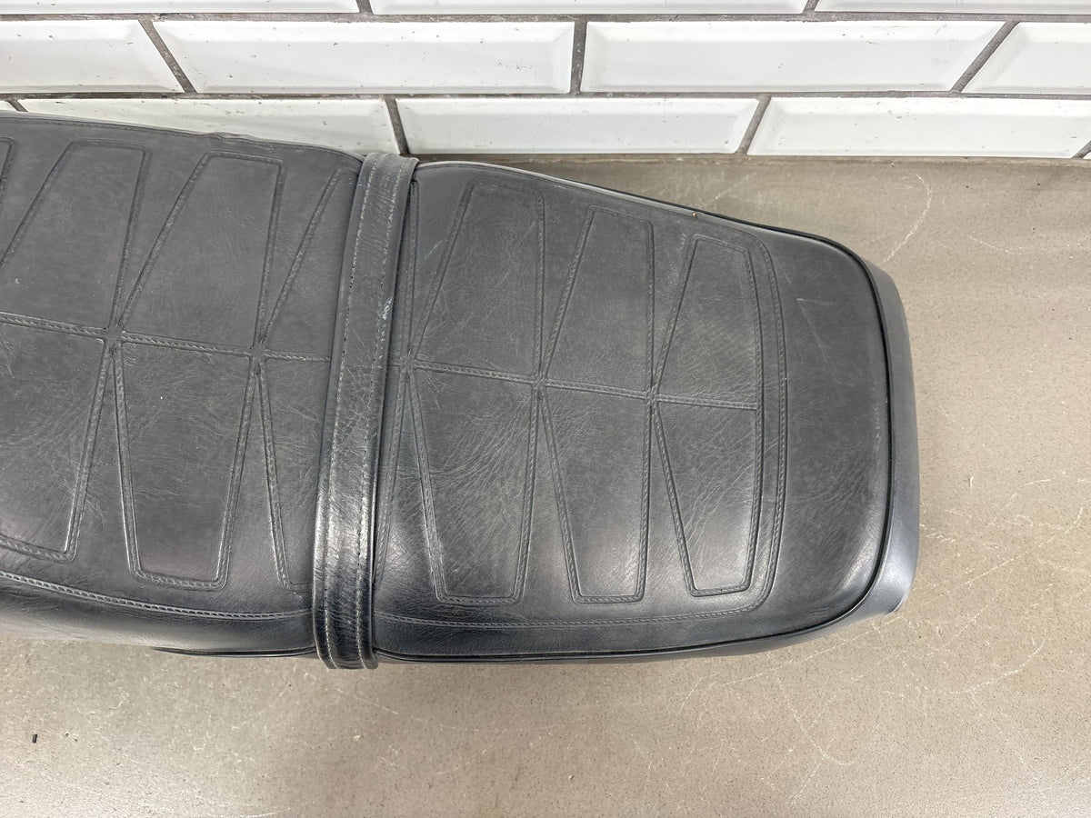 1979-1982 Honda CB750 Super Sport OEM Seat Assembly Foam Pan Cover Black Vintage