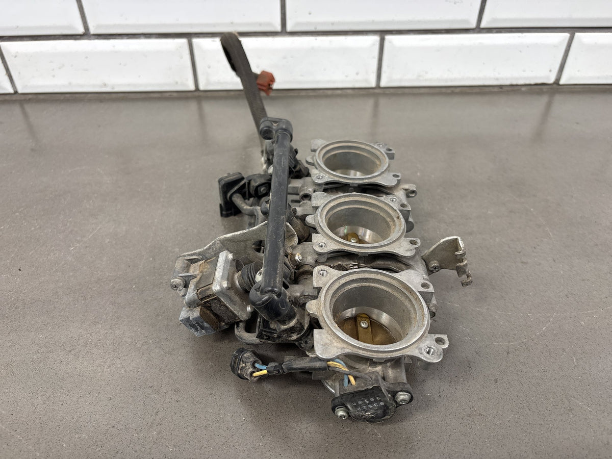 2008-2012 Triumph Street Triple 675 Throttle Bodies with Fuel Rail Injectors OEM