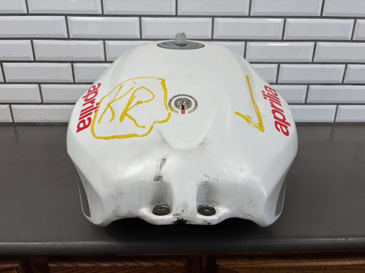 2004-2009 Aprilia RSV 1000 R RSV1000R Fuel Tank Gas Tank White OEM